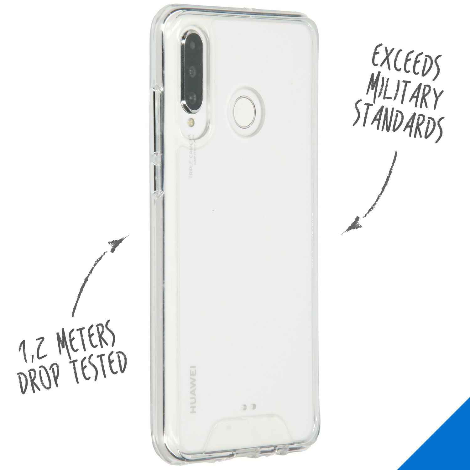 Accezz Xtreme Impact Backcover Huawei P30 Lite - Transparant - Afbeelding 2