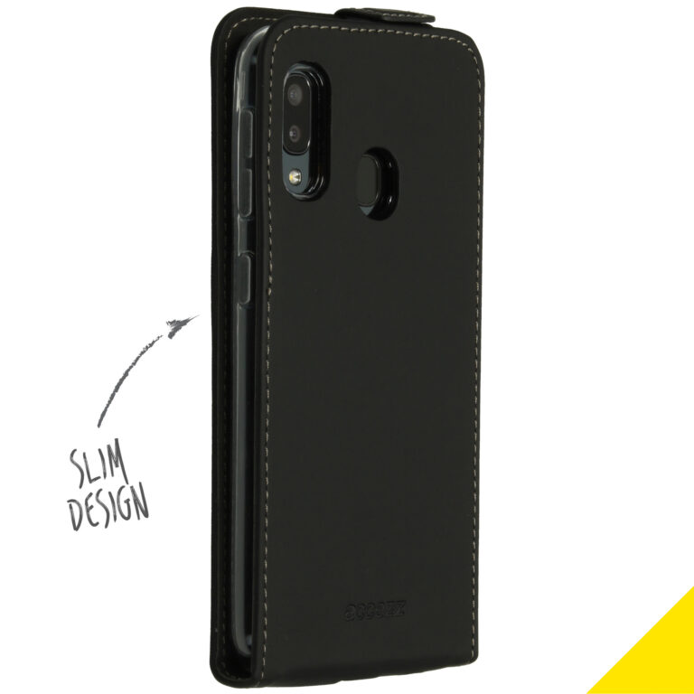Accezz Flipcase Samsung Galaxy A20e - Zwart - Afbeelding 2