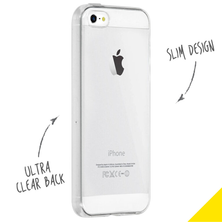 Accezz Clear Backcover Apple iPhone 5 / 5s / SE - Transparant - Afbeelding 2