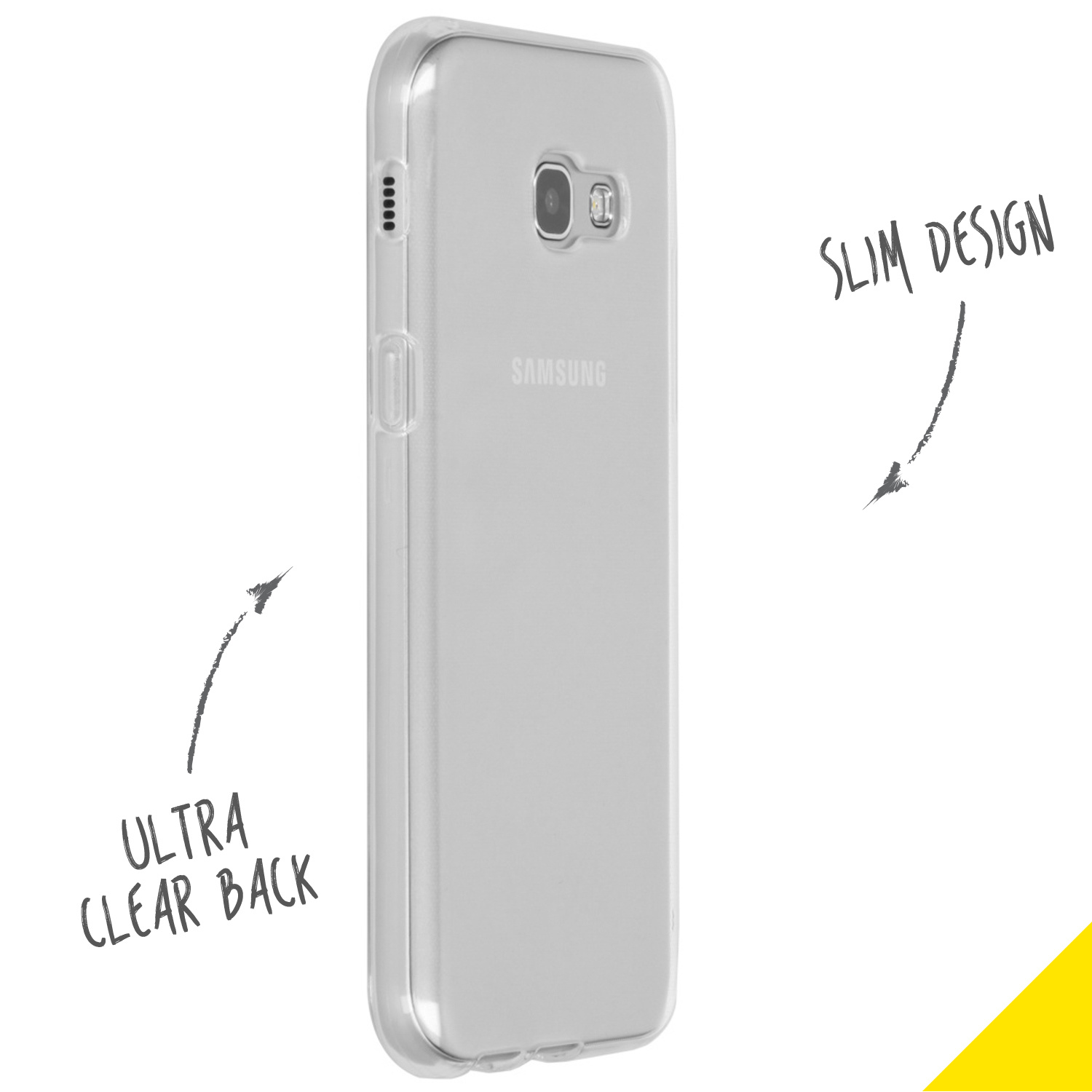 Accezz Clear Backcover Samsung Galaxy A5 (2017) - Transparant - Afbeelding 2