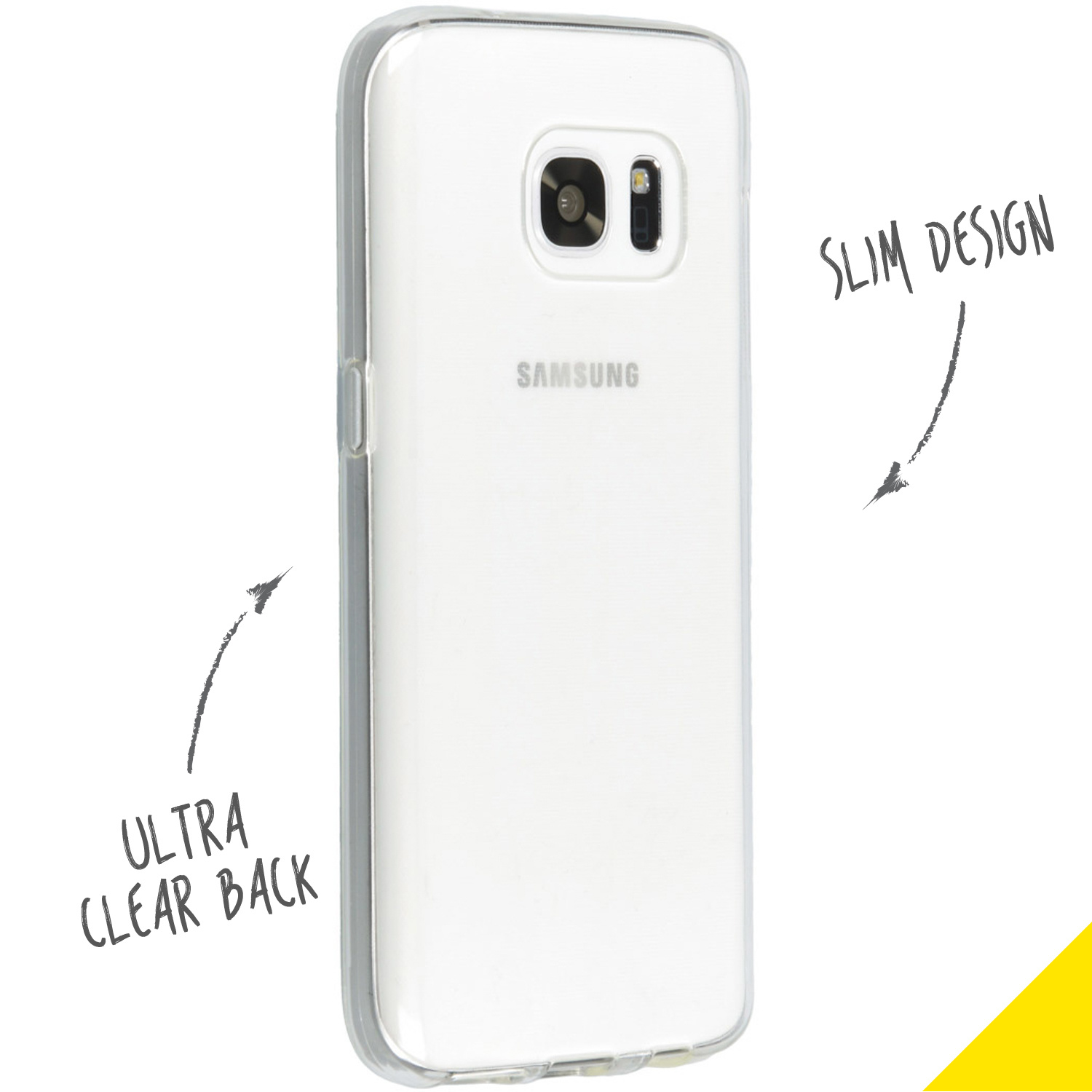 Accezz Clear Backcover Samsung Galaxy S7 - Transparant - Afbeelding 2