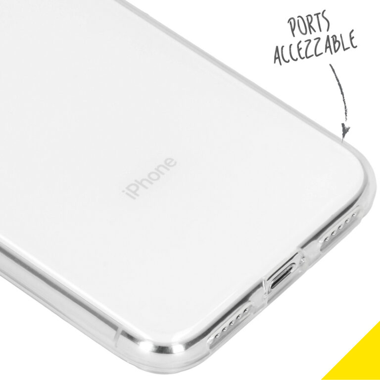 Accezz Clear Backcover Apple iPhone Xs / X - Transparant - Afbeelding 3