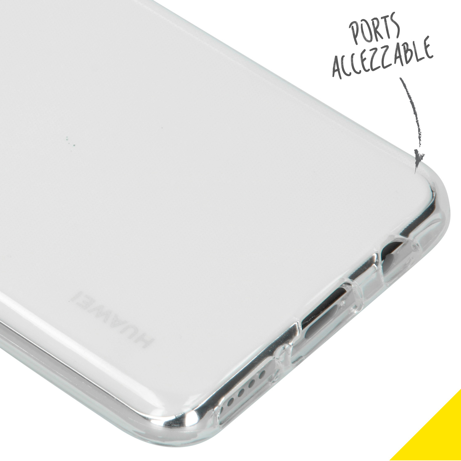 Accezz Clear Backcover Huawei P30 Lite - Transparant - Afbeelding 3
