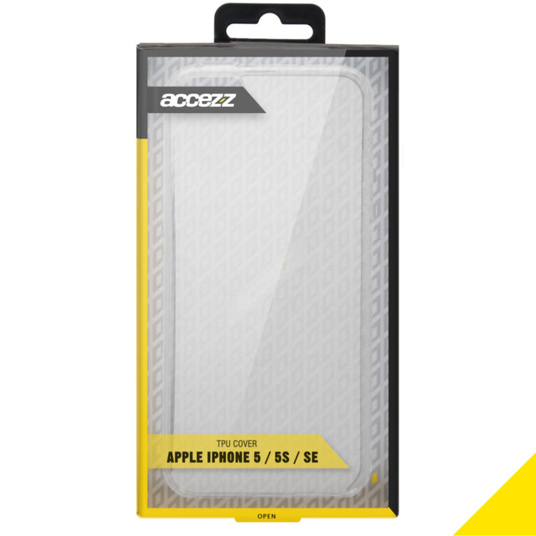 Accezz Clear Backcover Apple iPhone 5 / 5s / SE - Transparant - Afbeelding 4