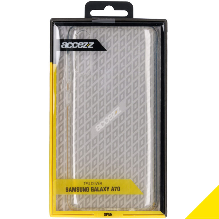 Accezz Clear Backcover Samsung Galaxy A70 - Transparant - Afbeelding 4