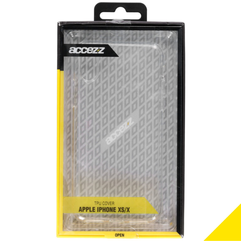 Accezz Clear Backcover Apple iPhone Xs / X - Transparant - Afbeelding 4