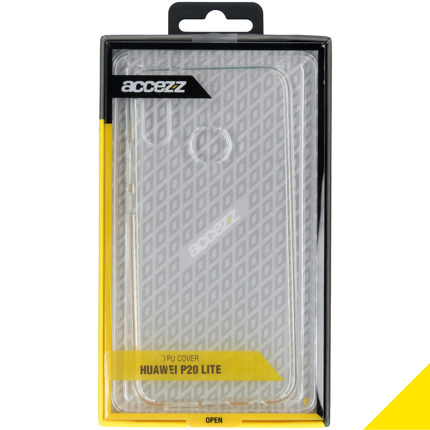 Accezz Clear Backcover Huawei P20 Lite - Transparant - Afbeelding 4