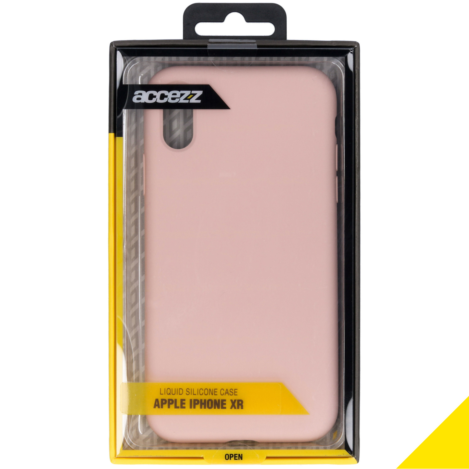 Accezz Liquid Silicone Backcover Apple iPhone Xr - Roze - Afbeelding 4