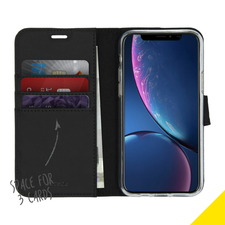 Accezz Wallet Softcase Bookcase Apple iPhone 11 Pro - Zwart - Afbeelding 3