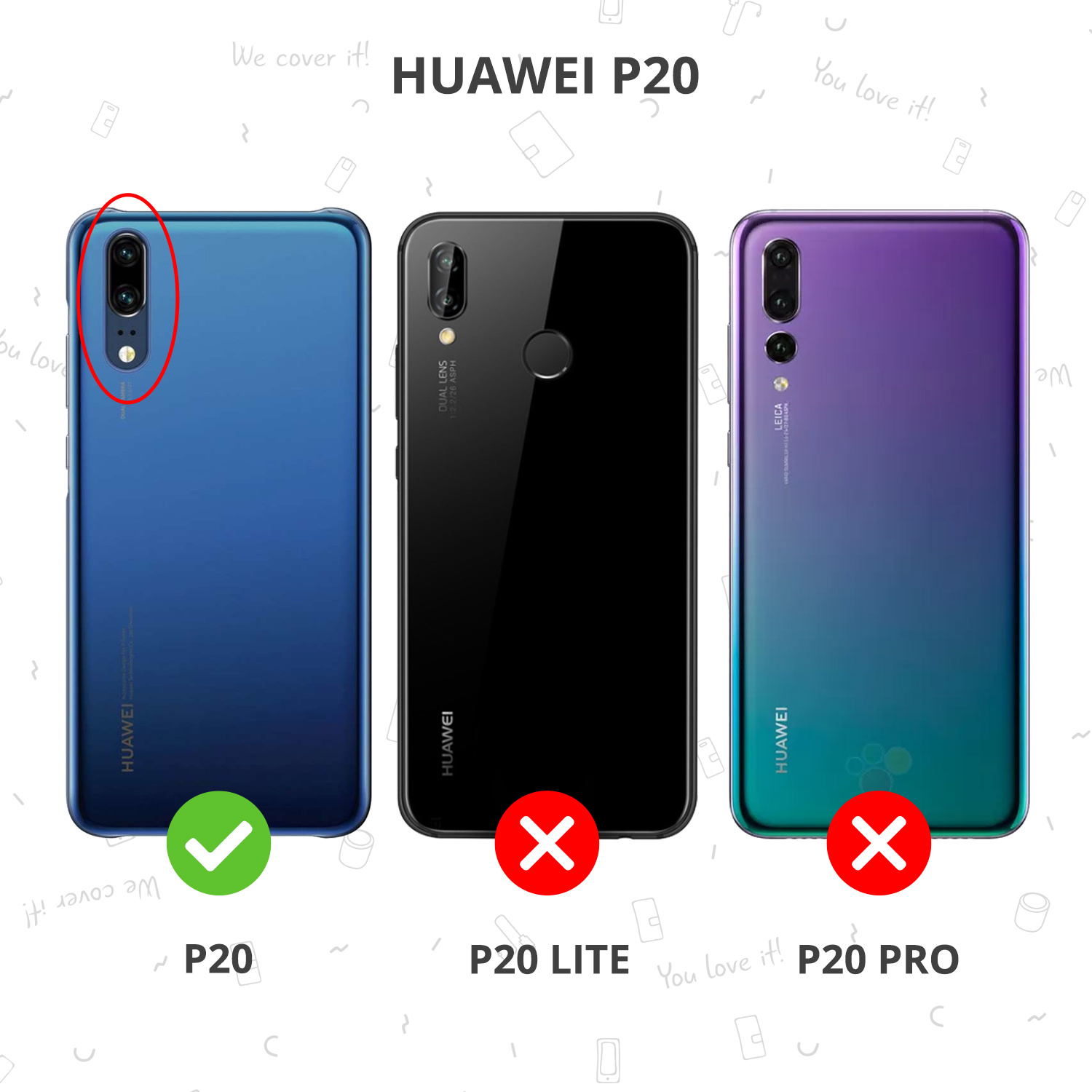 Accezz Clear Backcover Huawei P20 - Transparant - Afbeelding 7