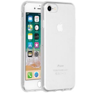Accezz Clear Backcover Apple iPhone SE (2022 / 2020) / 8 / 7 / 6(s) - Transparant