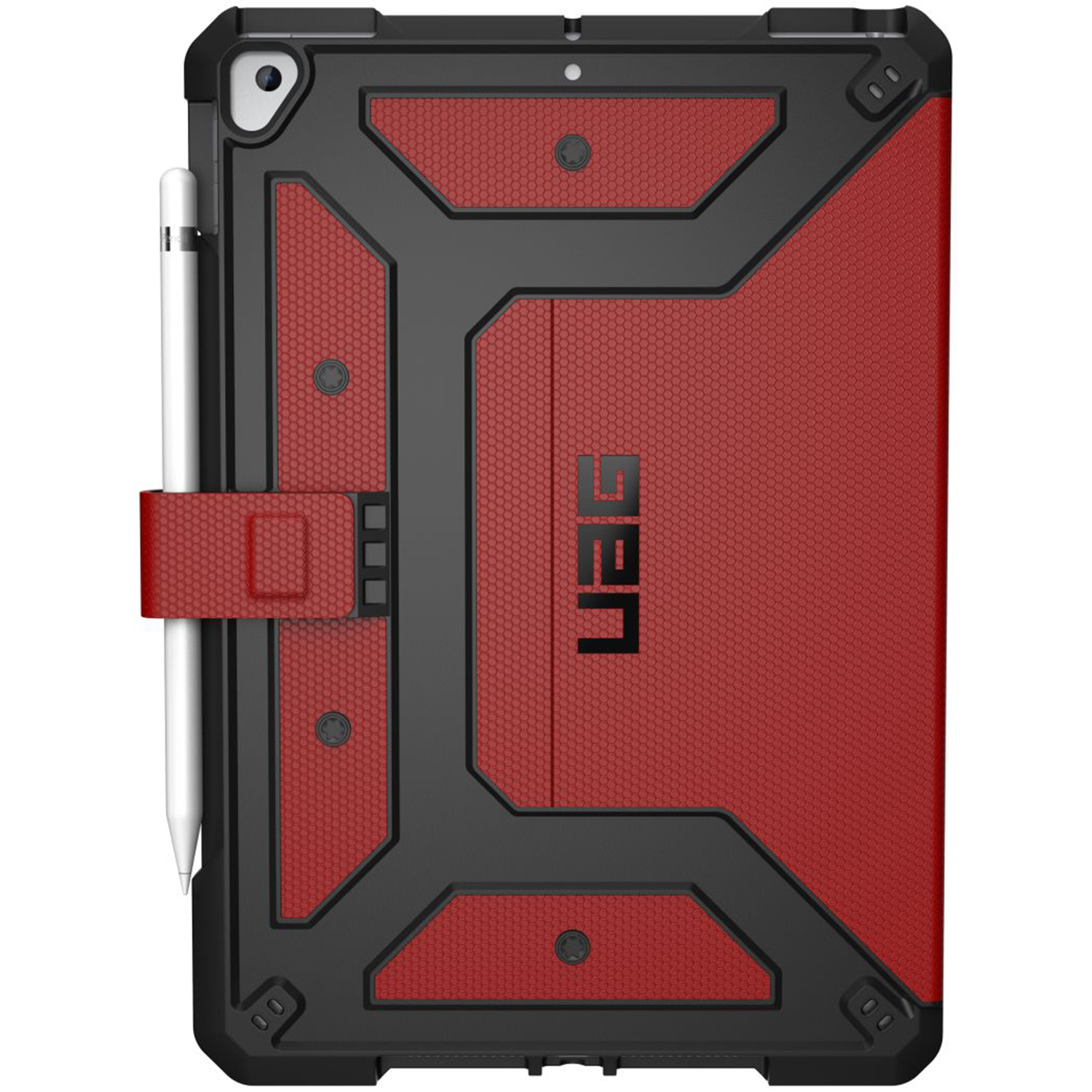 UAG Metropolis Bookcase Apple iPad 9 (2021) 10.2 inch / iPad 8 (2020) 10.2 inch / iPad 7 (2019) 10.2 inch - Rood