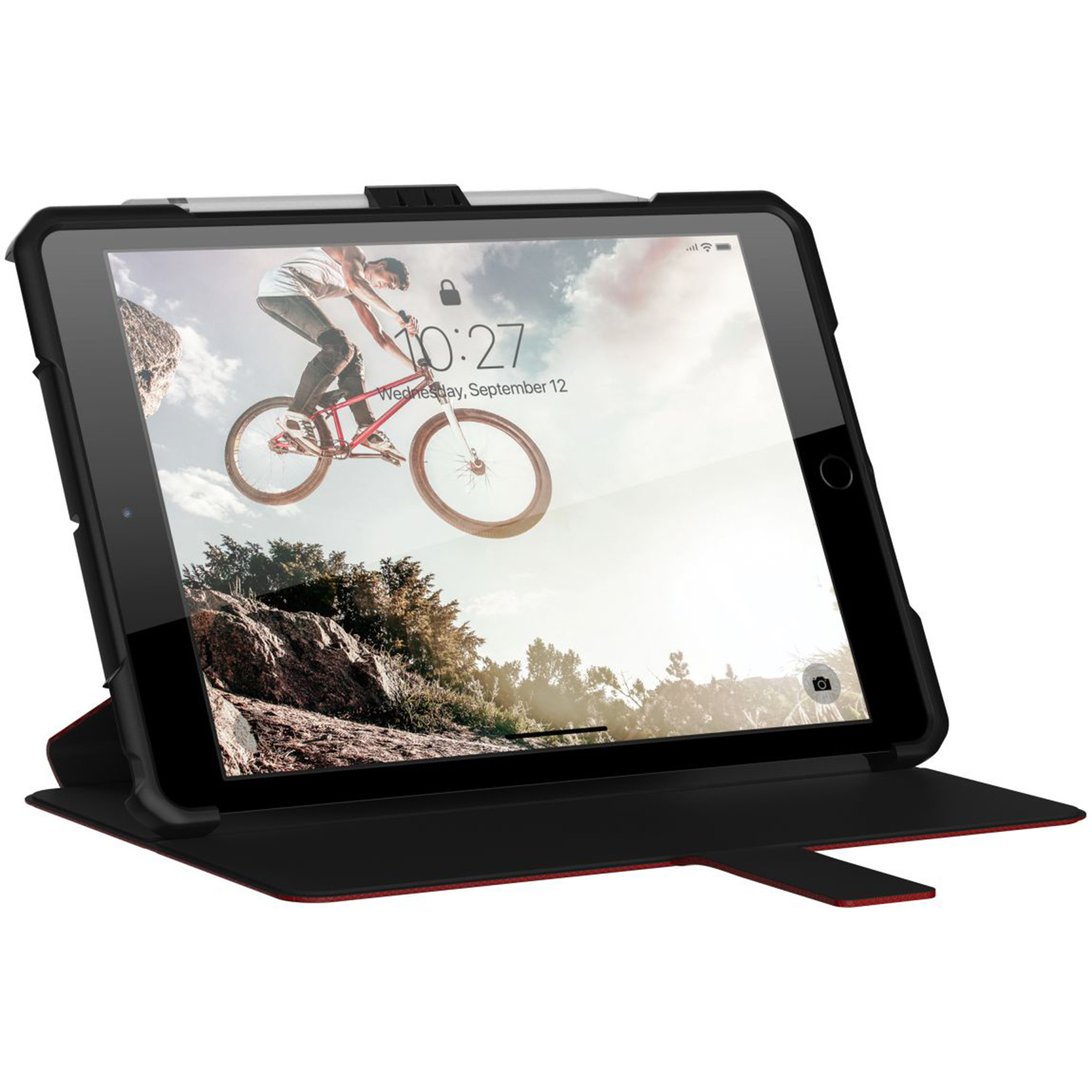 UAG Metropolis Bookcase Apple iPad 9 (2021) 10.2 inch / iPad 8 (2020) 10.2 inch / iPad 7 (2019) 10.2 inch - Rood - Afbeelding 5