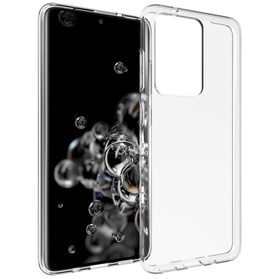 Accezz Clear Backcover Samsung Galaxy S20 Ultra – Transparant