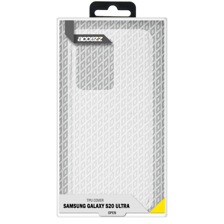 Accezz Clear Backcover Samsung Galaxy S20 Ultra - Transparant - Afbeelding 4