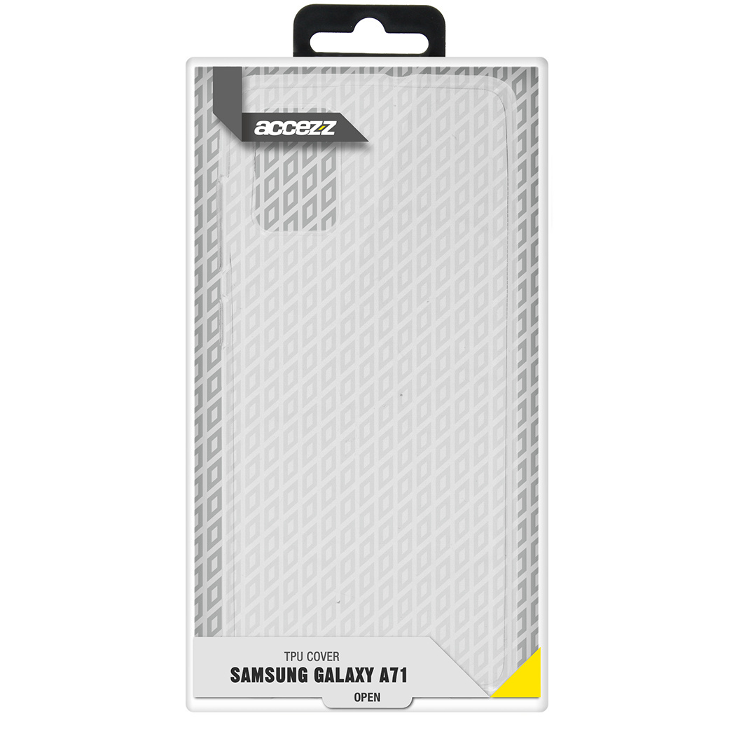 Accezz Clear Backcover Samsung Galaxy A71 - Transparant - Afbeelding 4