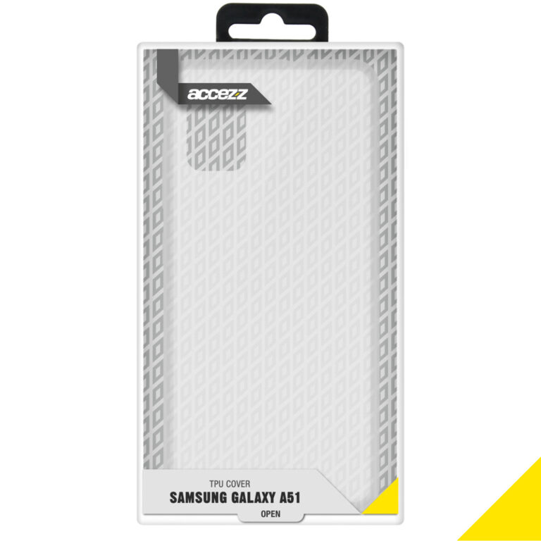 Accezz Clear Backcover Samsung Galaxy A51 - Transparant - Afbeelding 4