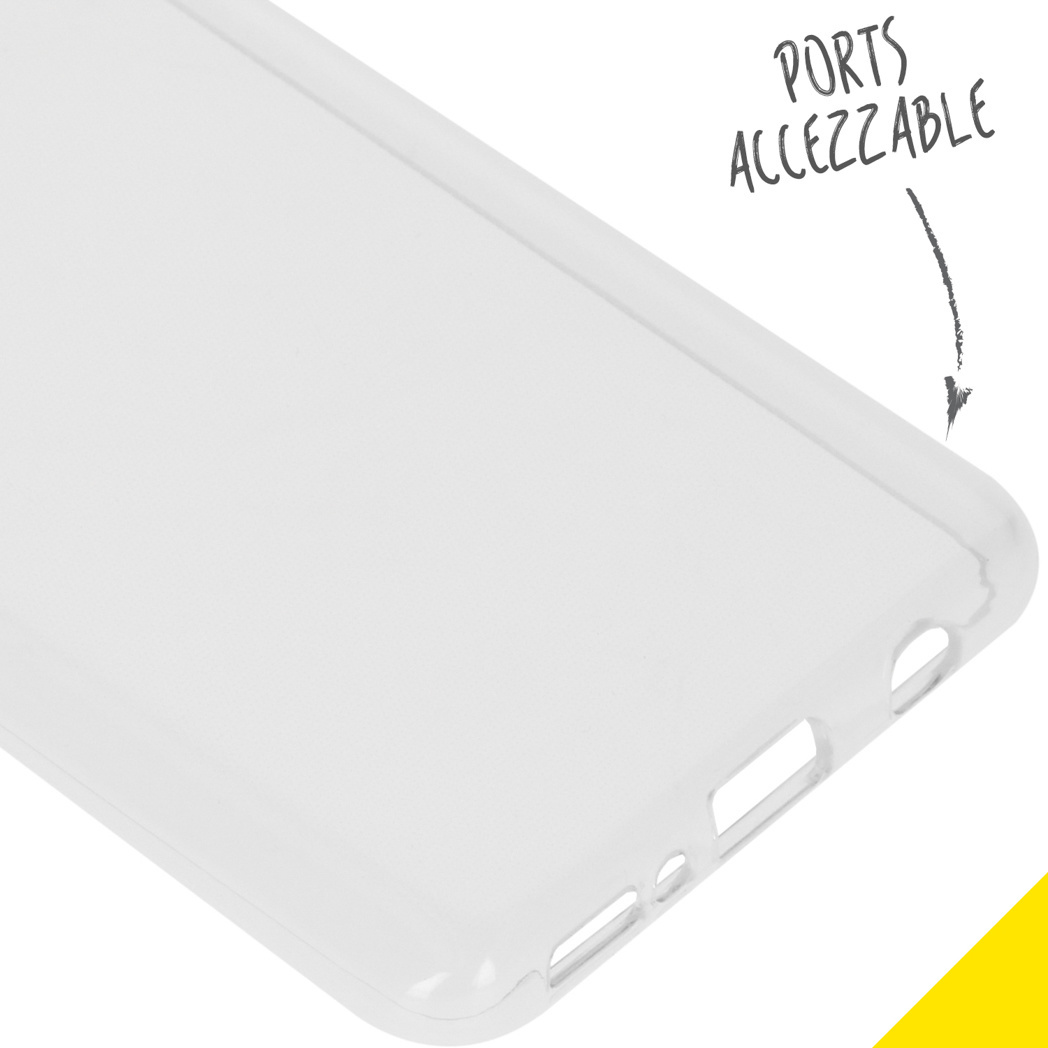 Accezz Clear Backcover Samsung Galaxy A41 - Transparant - Afbeelding 3