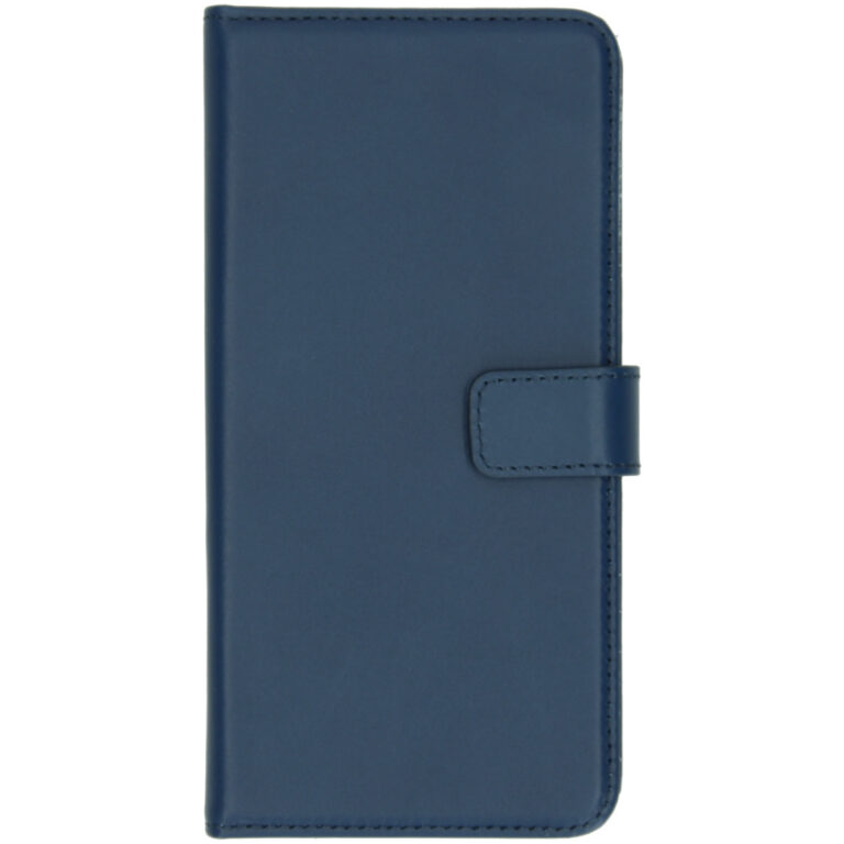 Selencia Echt Lederen Bookcase Samsung Galaxy A51 - Blauw - Afbeelding 2
