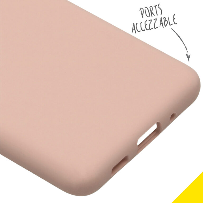 Accezz Liquid Silicone Backcover Samsung Galaxy S20 Ultra - Roze - Afbeelding 3