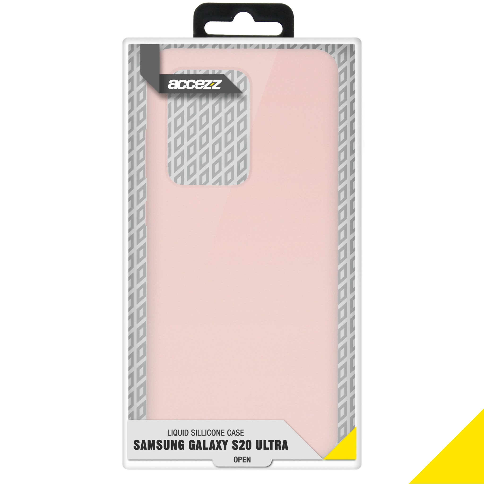 Accezz Liquid Silicone Backcover Samsung Galaxy S20 Ultra - Roze - Afbeelding 4