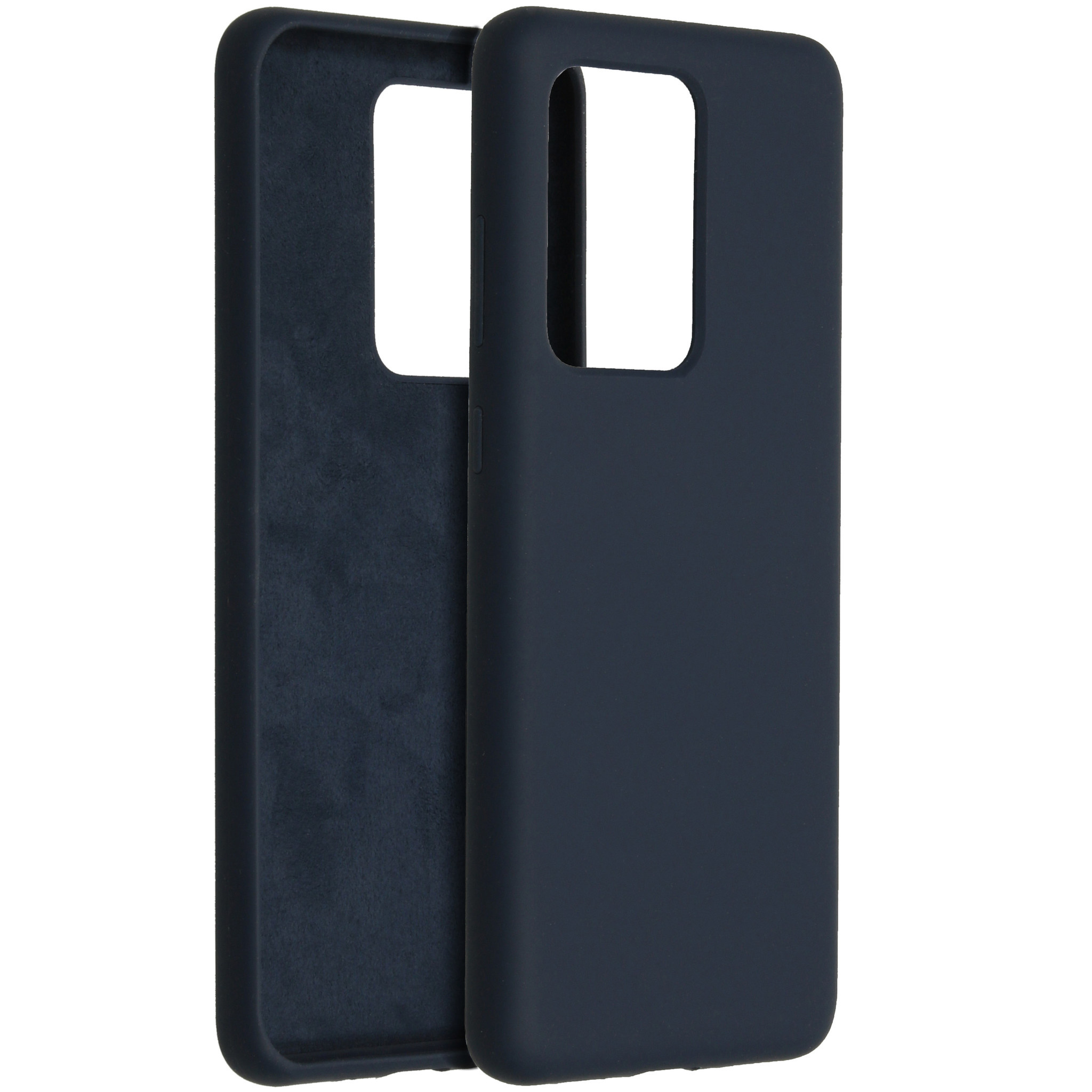 Accezz Liquid Silicone Backcover Samsung Galaxy S20 Ultra – Blauw