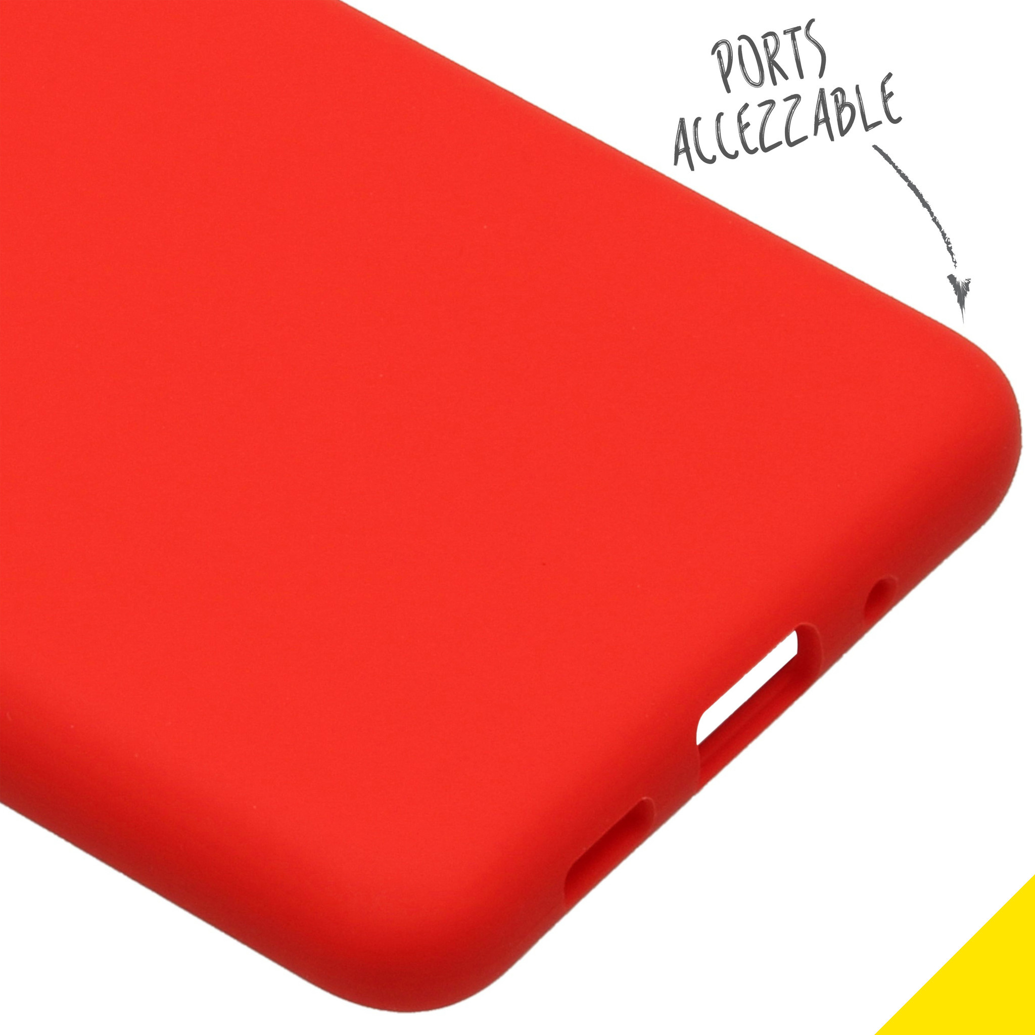 Accezz Liquid Silicone Backcover Samsung Galaxy S20 Ultra - Rood - Afbeelding 3