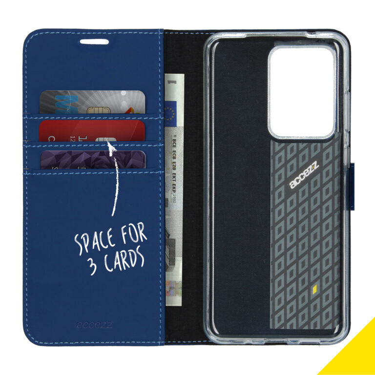 Accezz Wallet Softcase Bookcase Samsung Galaxy S20 Ultra - Blauw - Afbeelding 3