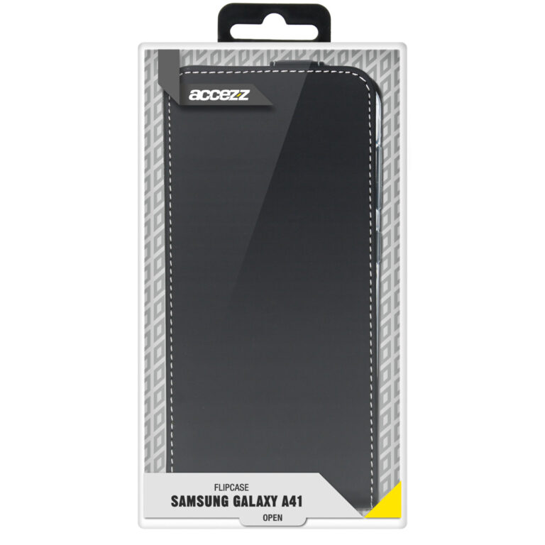 Accezz Flipcase Samsung Galaxy A41 - Zwart - Afbeelding 4
