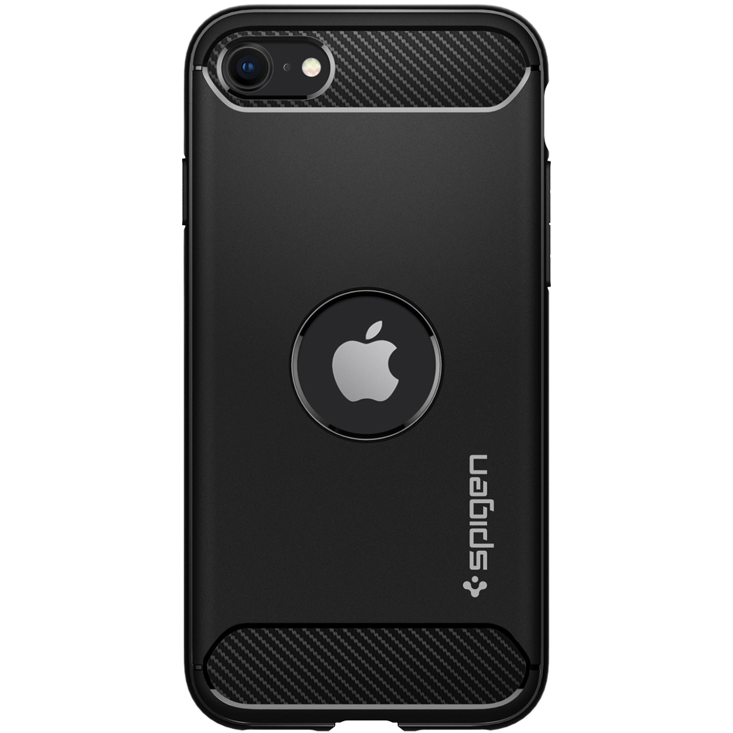 Spigen Rugged Armor Backcover Apple iPhone SE (2022 / 2020)