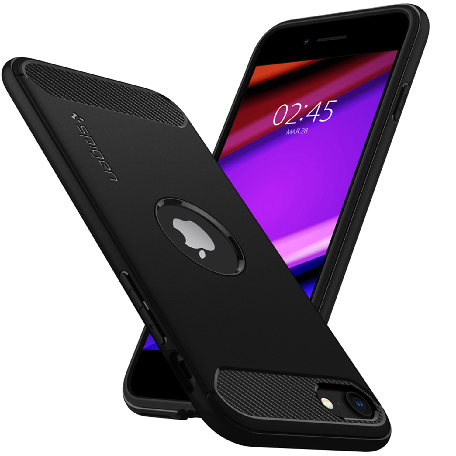 Spigen Rugged Armor Backcover Apple iPhone SE (2022 / 2020) - Afbeelding 4