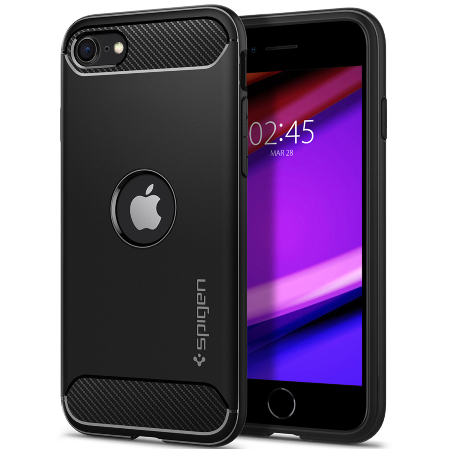 Spigen Rugged Armor Backcover Apple iPhone SE (2022 / 2020) - Afbeelding 6