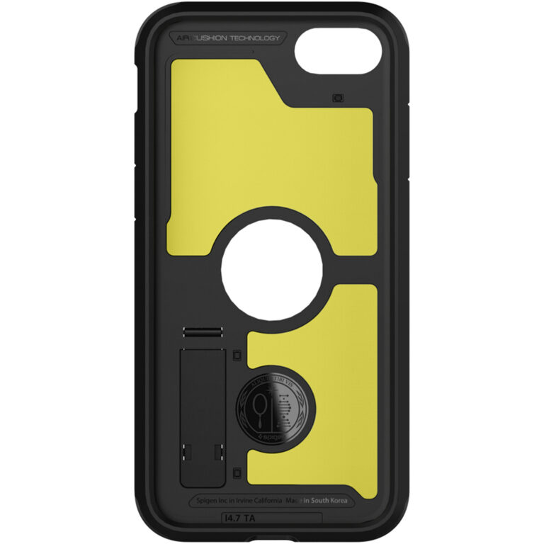 Spigen Tough Armor Backcover Apple iPhone SE (2022 / 2020) - Zwart - Afbeelding 5
