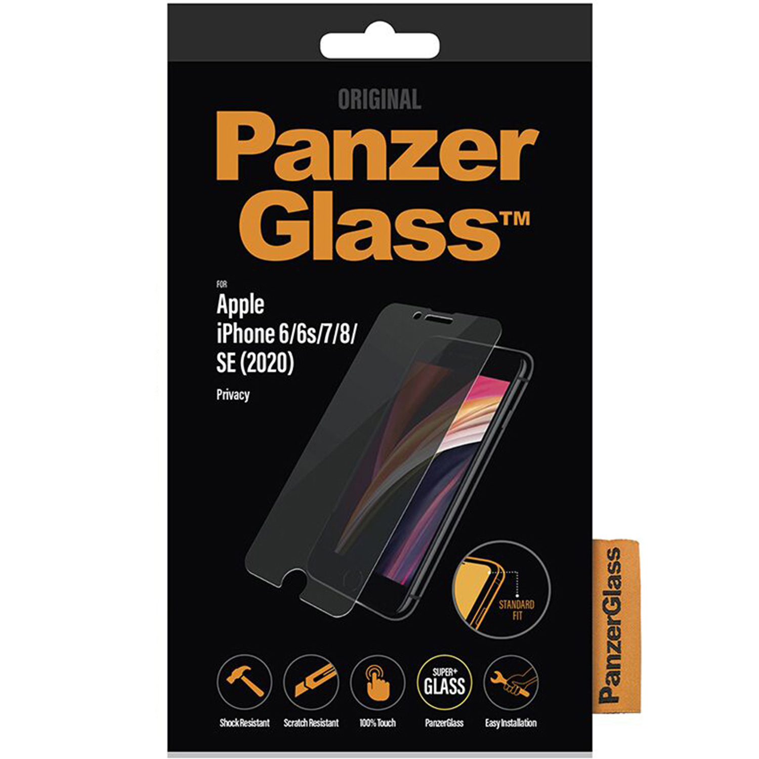 PanzerGlass Privacy Screenprotector Apple iPhone SE (2022 / 2020)