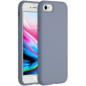 Accezz Liquid Silicone Backcover Apple iPhone SE (2022 / 2020) / 8 / 7 - Lavender Gray