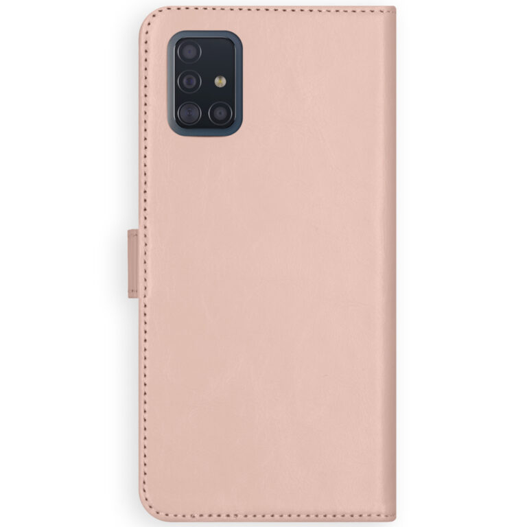 Selencia Echt Lederen Bookcase Samsung Galaxy A51 - Roze - Afbeelding 3