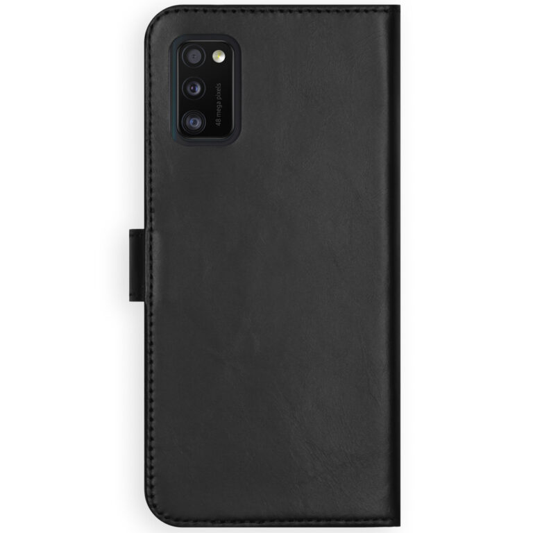 Selencia Echt Lederen Bookcase Samsung Galaxy A41 - Zwart - Afbeelding 3