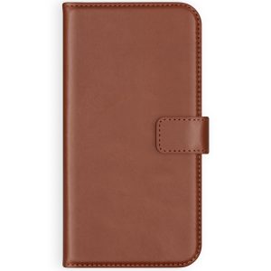 Selencia Echt Leren Bookcase Samsung Galaxy A50 / A30s - Lichtbruin