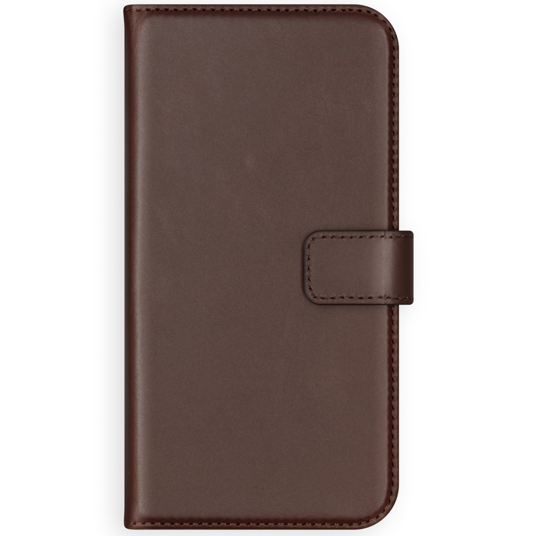 Selencia Echt Lederen Bookcase Samsung Galaxy S20 – Bruin