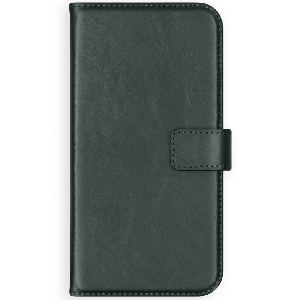 Selencia Echt Lederen Bookcase Samsung Galaxy S20 – Groen