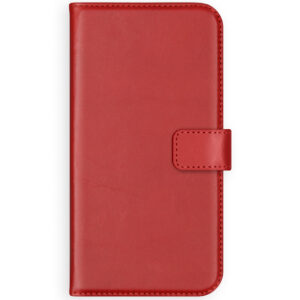 Selencia Echt Lederen Bookcase Samsung Galaxy S9 Plus - Rood