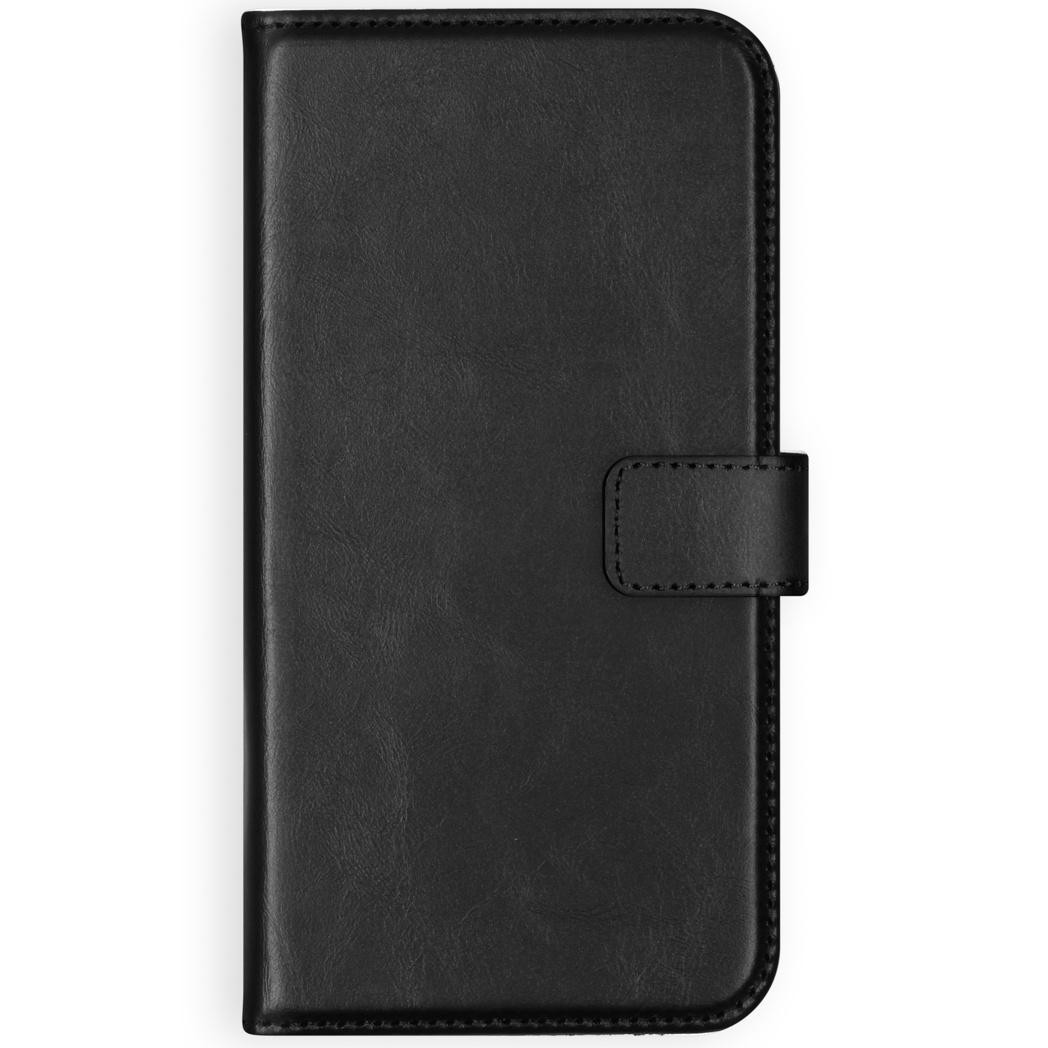 Selencia Echt Lederen Bookcase Samsung Galaxy S9 Plus – Zwart