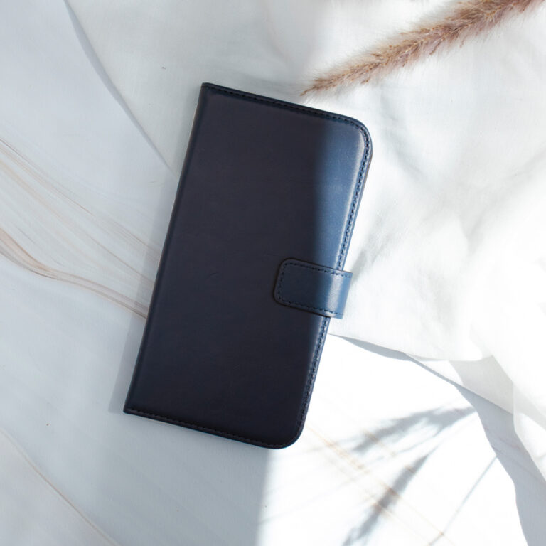 Selencia Echt Lederen Bookcase Samsung Galaxy S10 - Blauw - Afbeelding 9