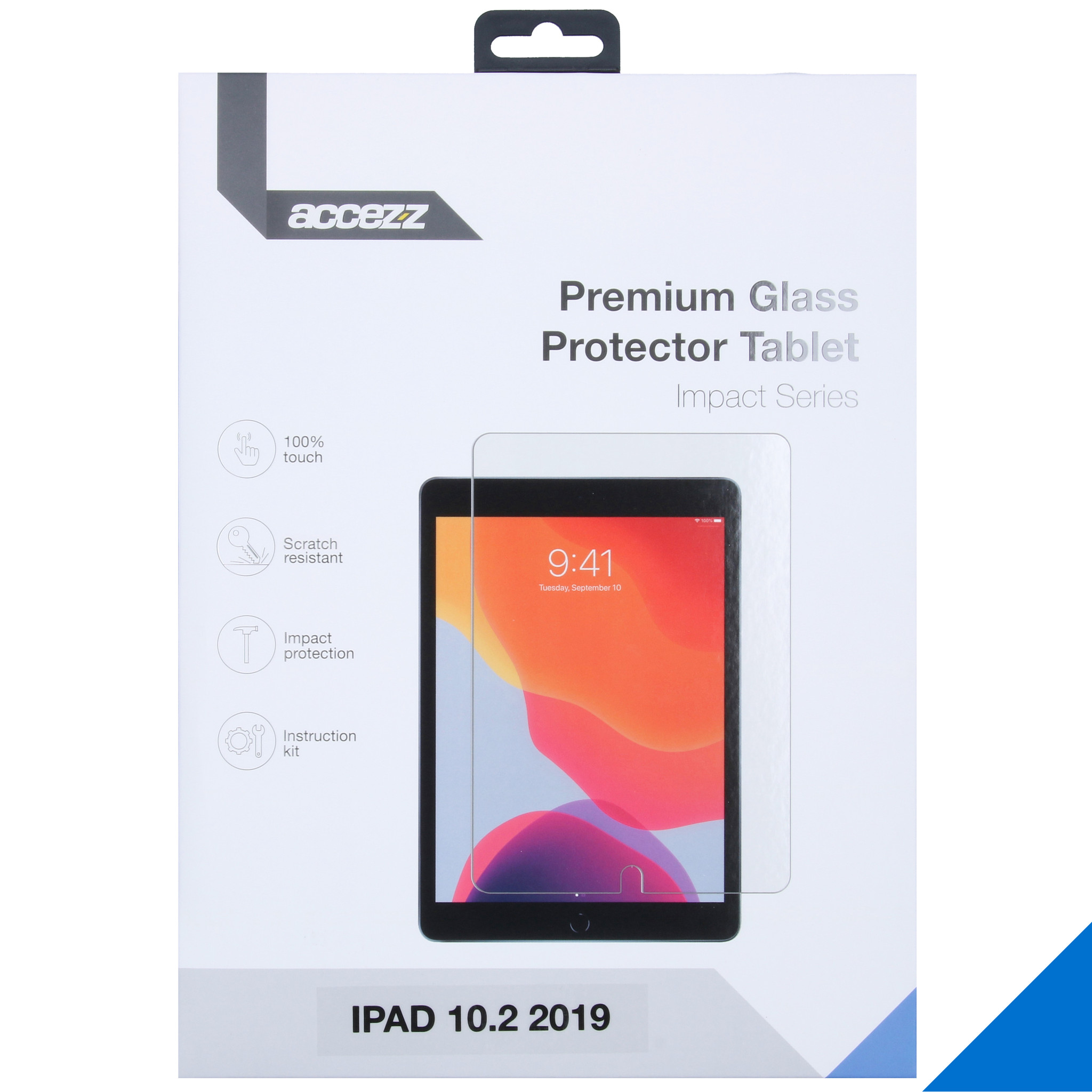 Accezz Premium glass screenprotector Tablet Apple iPad 9 (2021) 10.2 inch / iPad 8 (2020) 10.2 inch / iPad 7 (2019) 10.2 inch - Afbeelding 3
