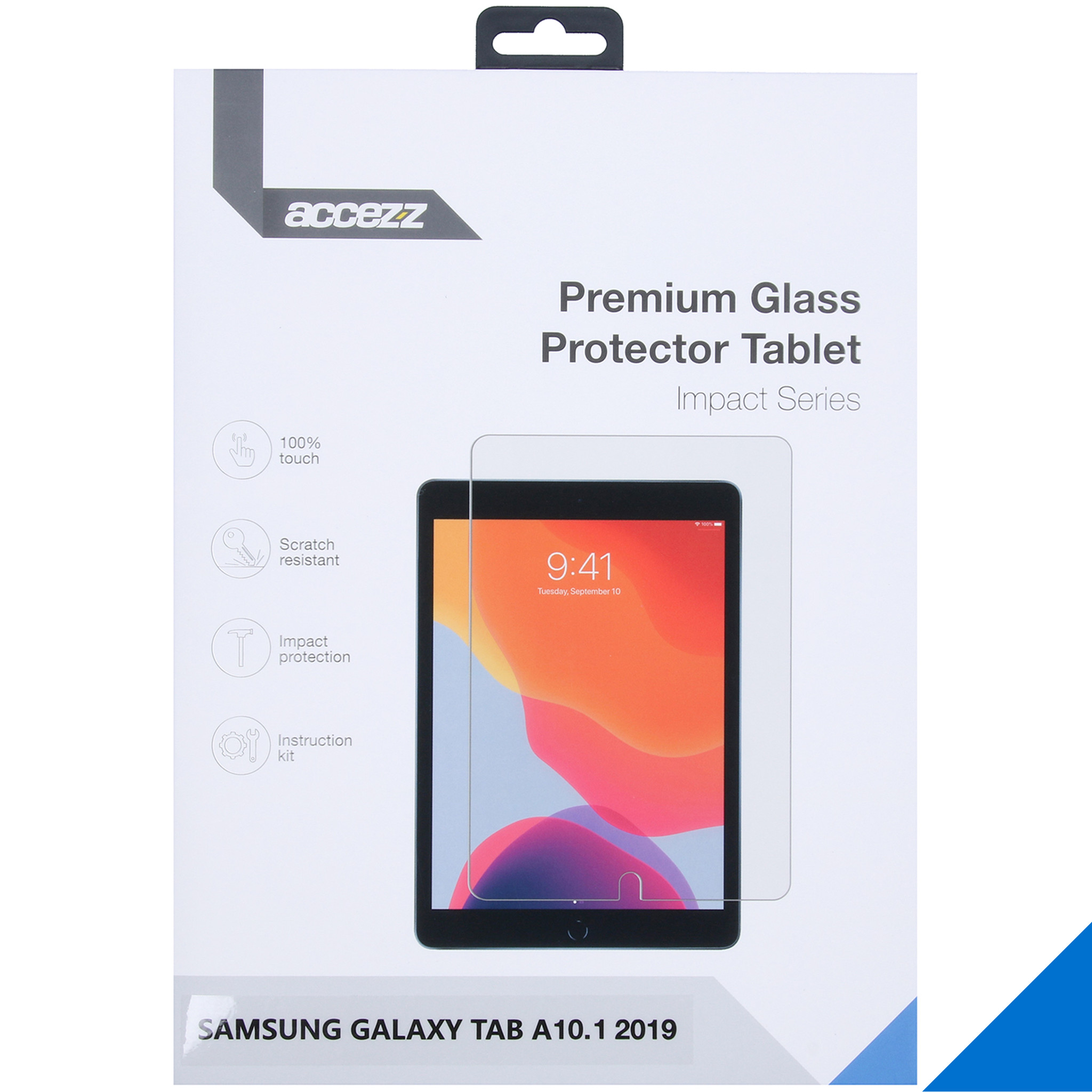 Accezz Premium glass screenprotector Tablet Samsung Galaxy Tab A 10.1 (2019) - Afbeelding 3