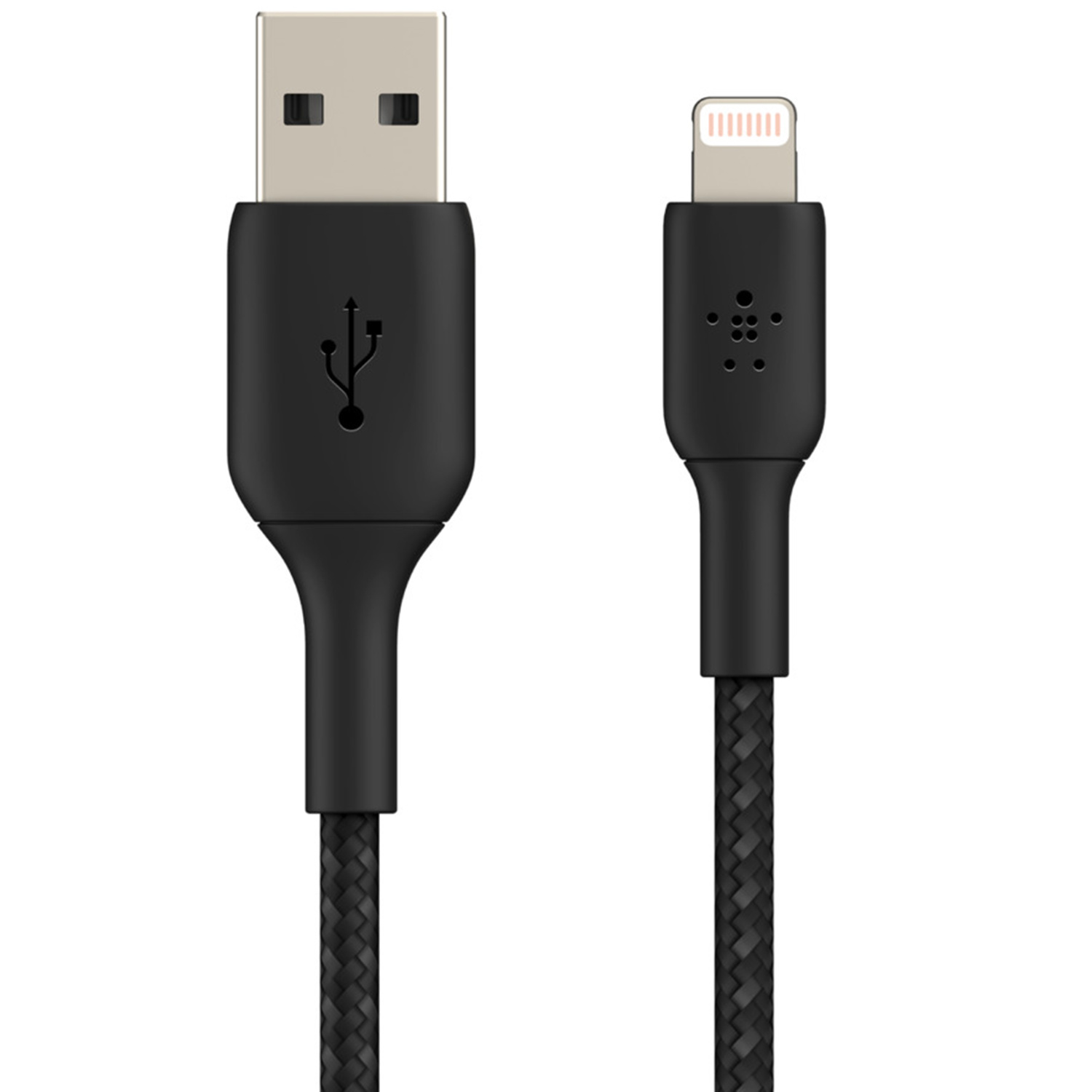 Belkin Boost↑Charge™ Braided Lightning naar USB kabel – 2 meter – Zwart