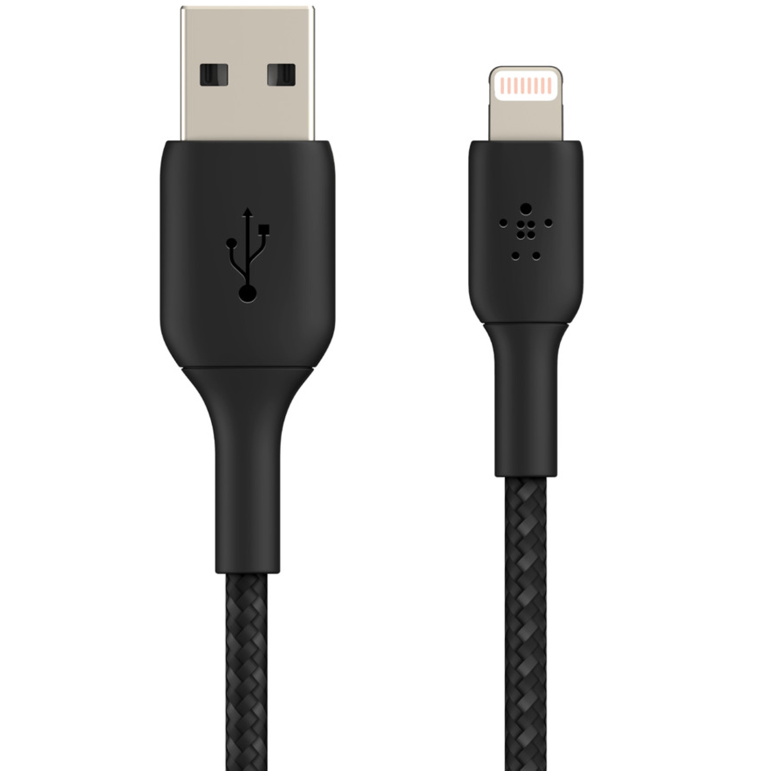 Belkin Boost↑Charge™ Braided Lightning naar USB kabel – 0,15 meter – Zwart