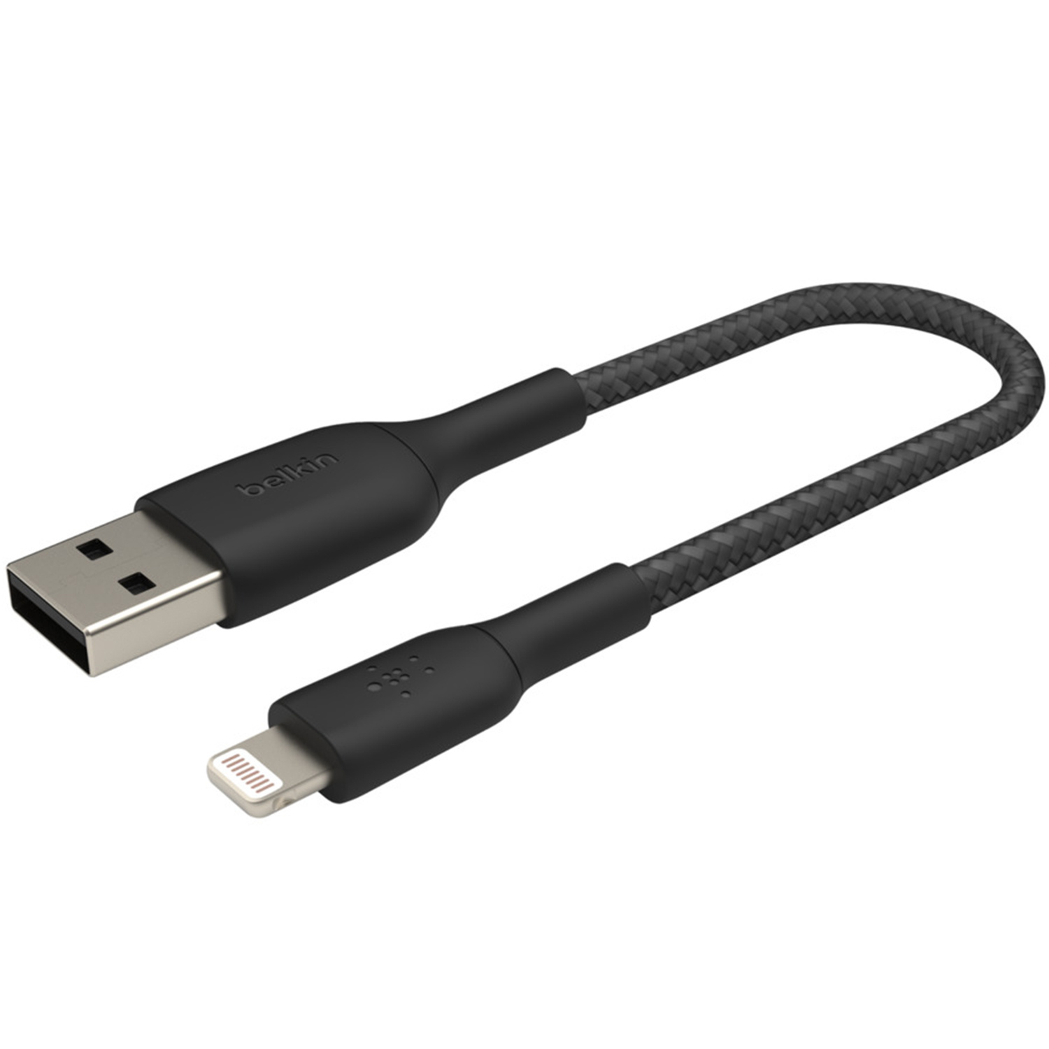 Belkin Boost↑Charge™ Braided Lightning naar USB kabel - 0,15 meter - Zwart - Afbeelding 5