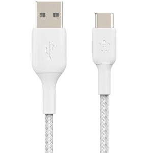 Belkin Boost↑Charge™ Braided USB-C naar USB kabel - 3 meter - Wit