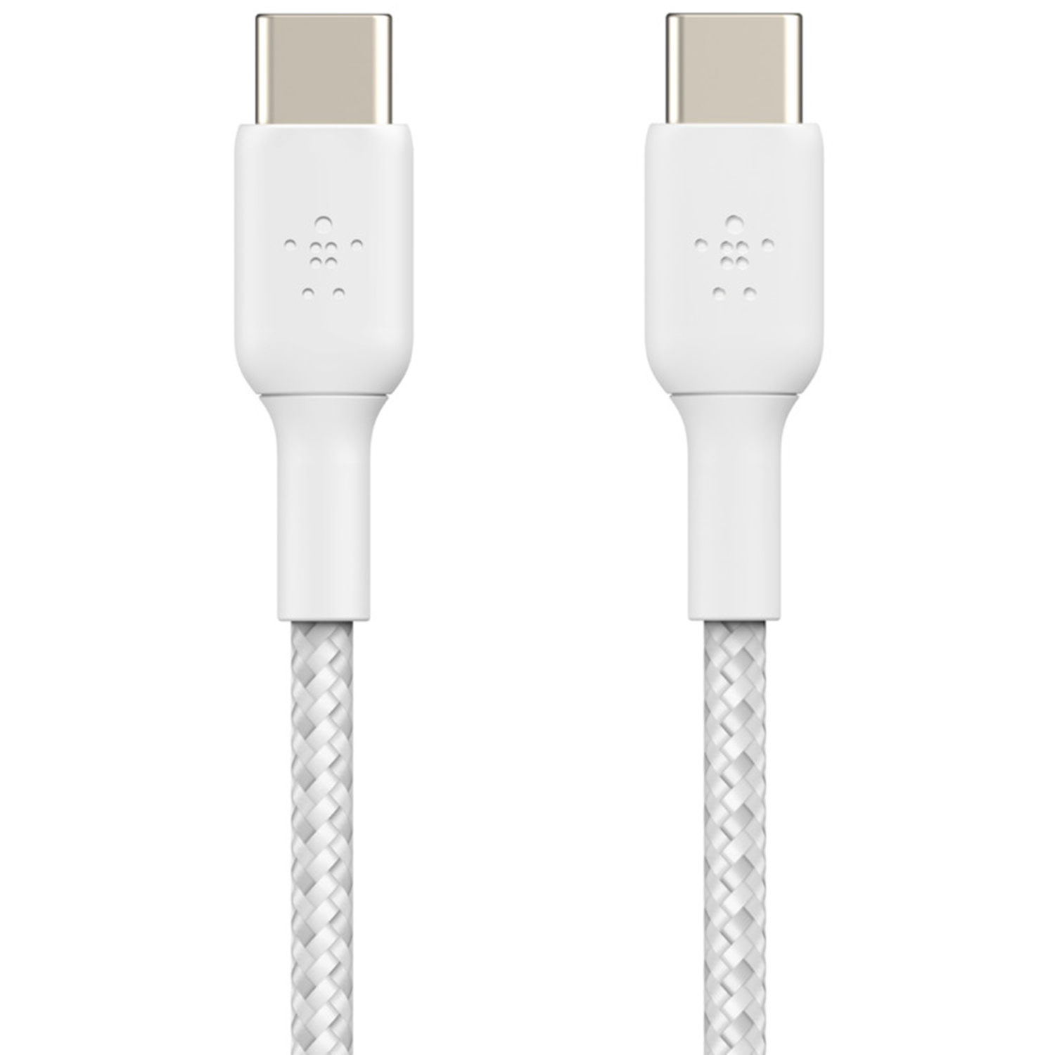 Belkin Boost↑Charge™ Braided USB-C naar USB-C kabel – 1 meter – Wit